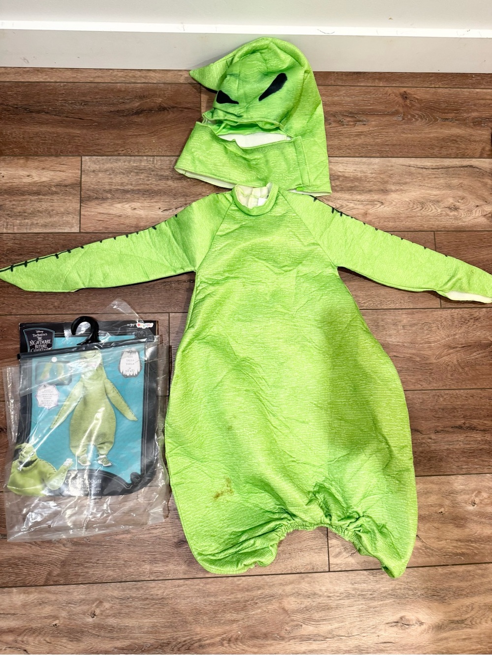 Disney Nightmare Before Christmas Green Oogie Boogie Toddler Costume 3T-4T